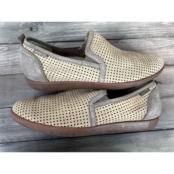 MEPHISTO TIAGO PERFORATED LOAFER MEN LEATHER TAN SHOES AIR RELAX SIZE 9 - Picture 4 of 12